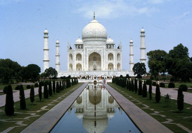 Looking across the Taj Mahal Garden